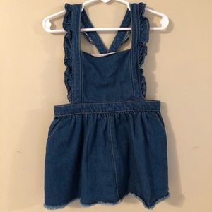 Denim pinafore Dress